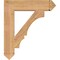 Ekena Millwork Balboa Arts & Crafts Smooth Bracket, Western Red Cedar, 5 1/2"W x 28"D x 32"H BKT06X28X32BOA03SWR - alternate 2